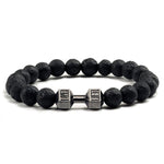 Volcanic Stone Dumbbell Bracelet