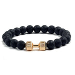Volcanic Stone Dumbbell Bracelet