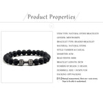 Volcanic Stone Dumbbell Bracelet