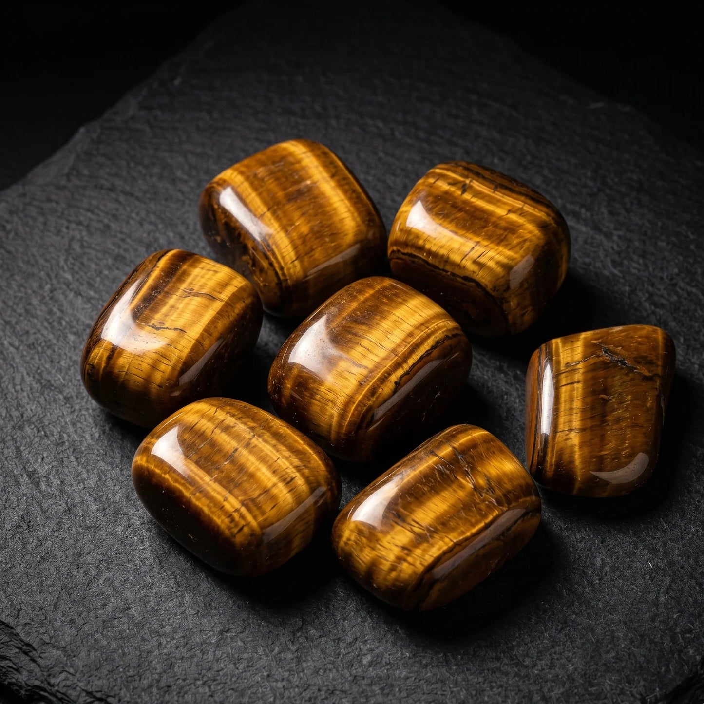 Tiger's Eye Tumbled Stones – Confidence & Courage Crystal | Natural Polished Gemstone