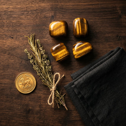 Tiger's Eye Tumbled Stones – Confidence & Courage Crystal | Natural Polished Gemstone