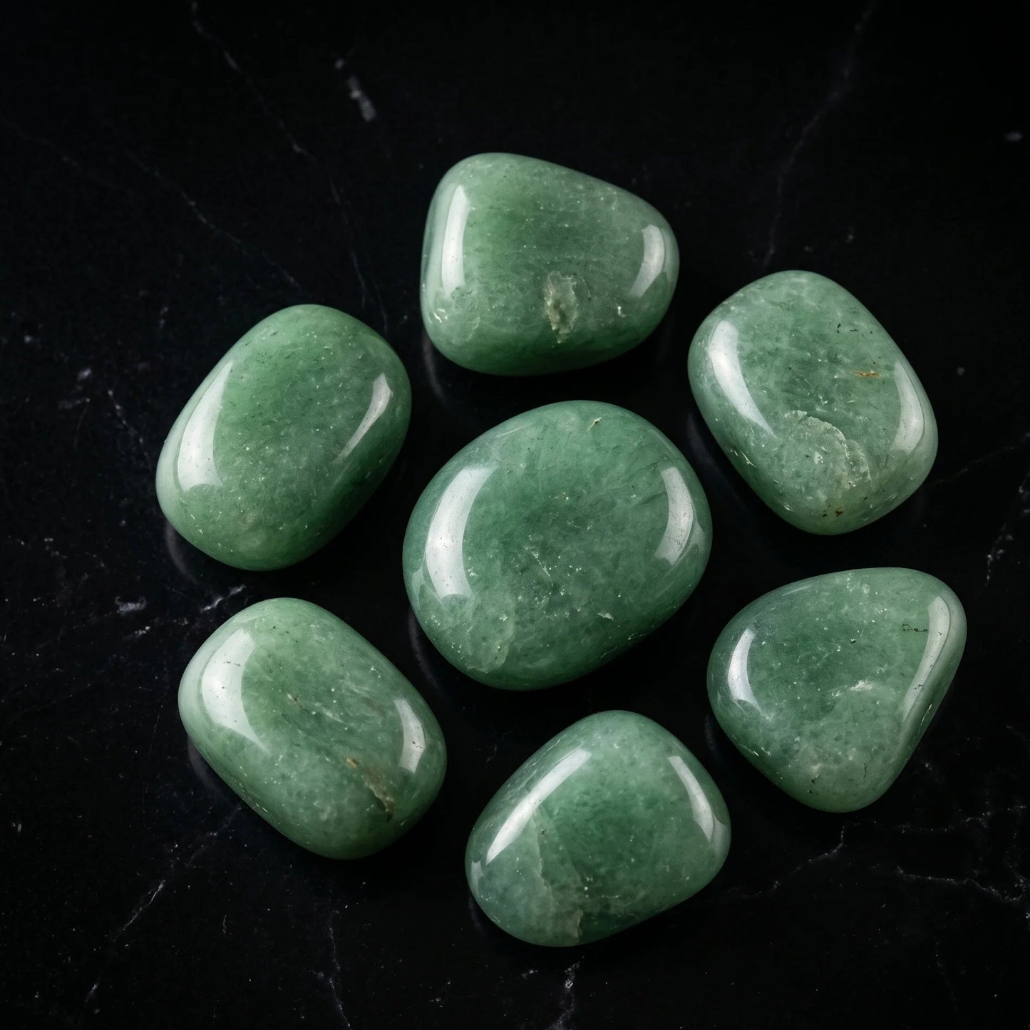 Green Aventurine Tumbled Stones – Luck & Abundance Crystal | Natural Polished Gemstone