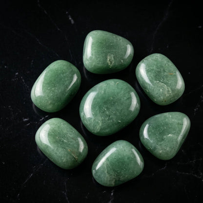 Green Aventurine Tumbled Stones – Luck & Abundance Crystal | Natural Polished Gemstone