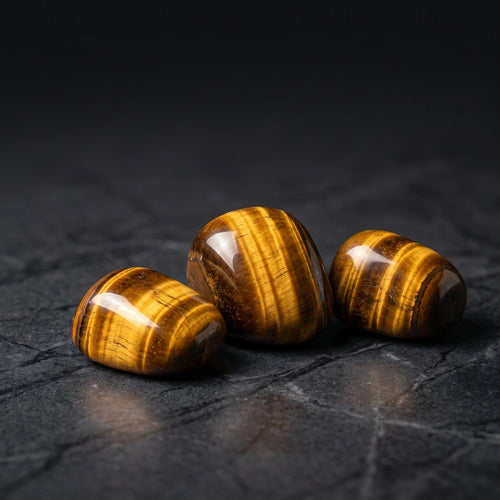 Tiger's Eye Tumbled Stones – Confidence & Courage Crystal | Natural Polished Gemstone