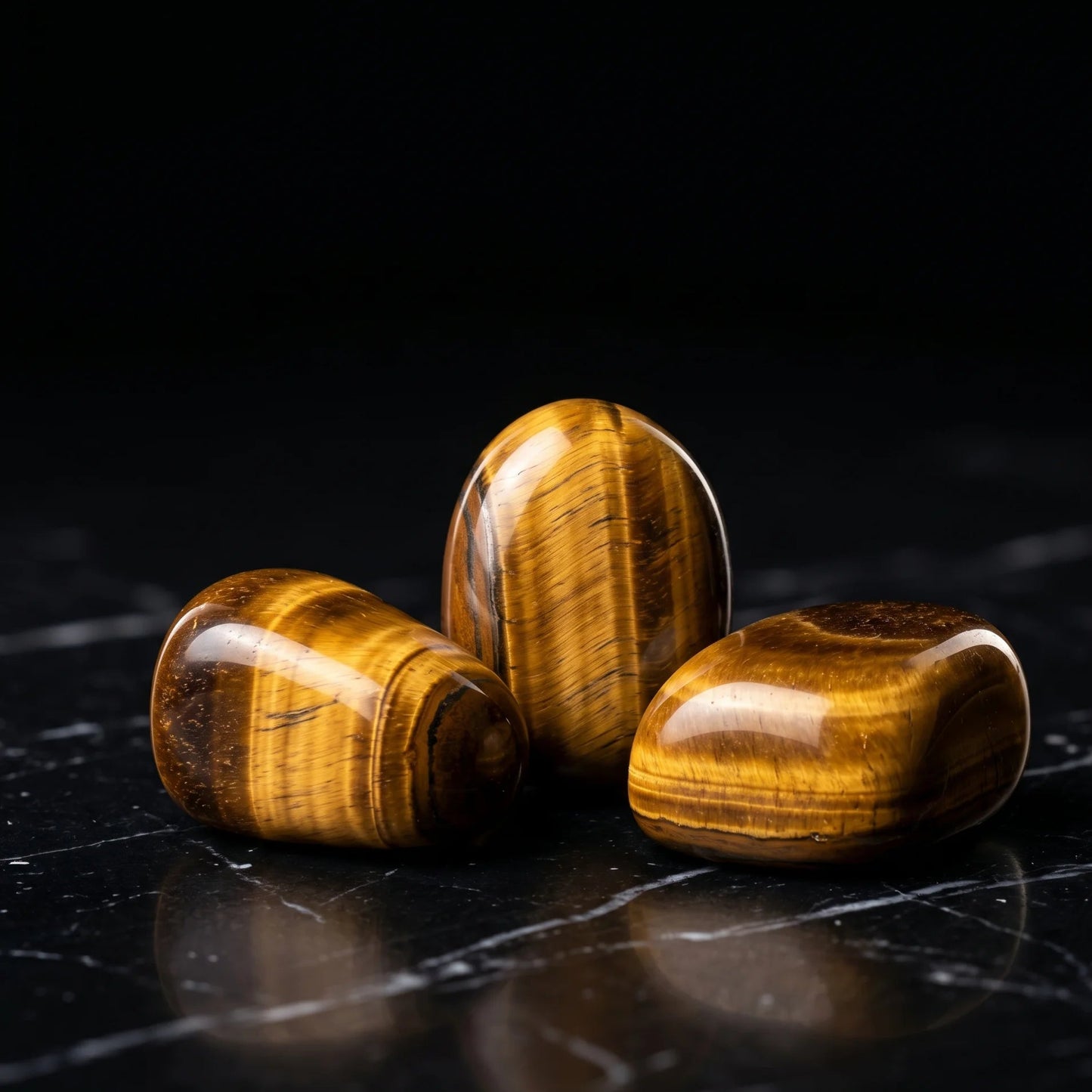 Tiger's Eye Tumbled Stones – Confidence & Courage Crystal | Natural Polished Gemstone