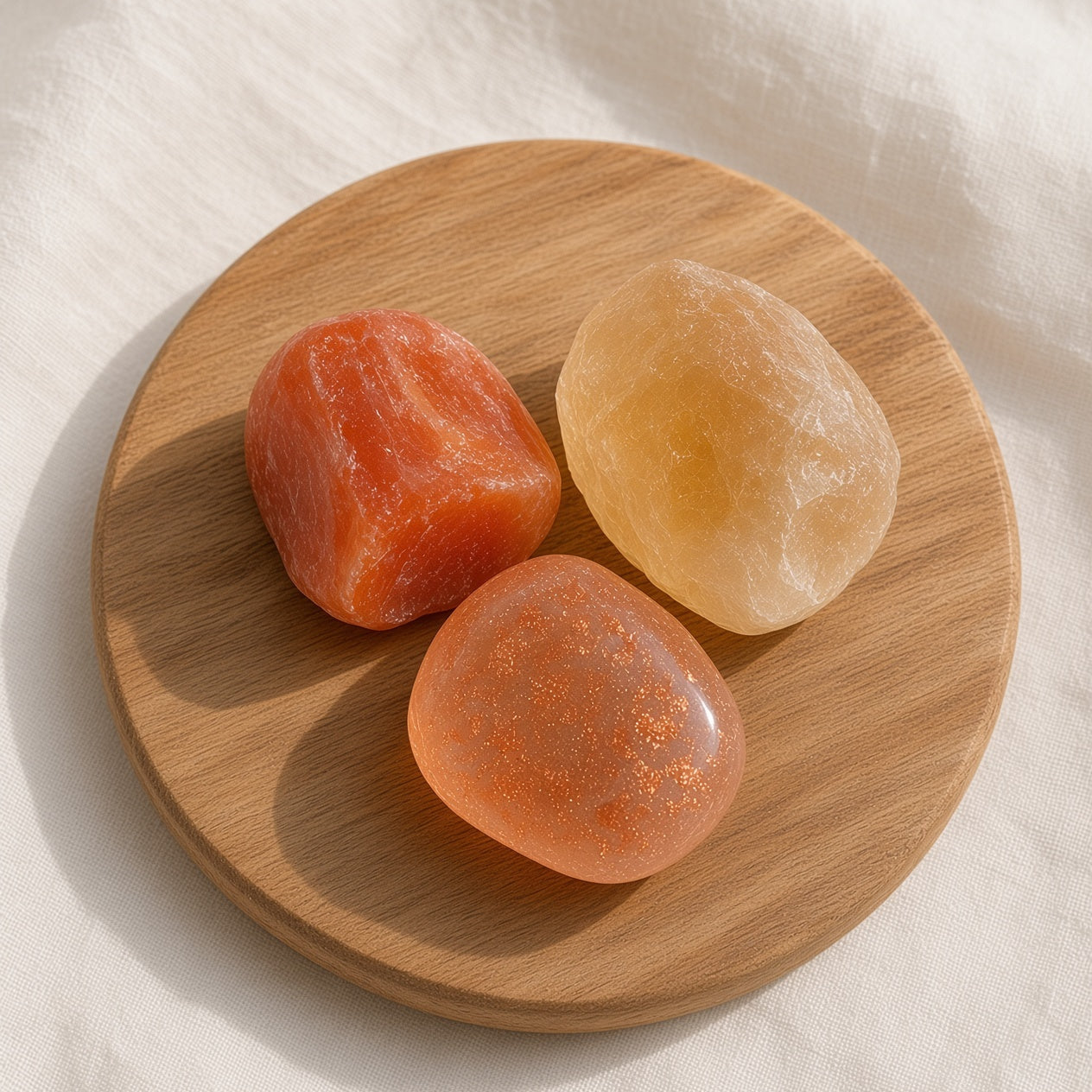 The Creative Spark — Carnelian, Citrine & Sunstone Bundle