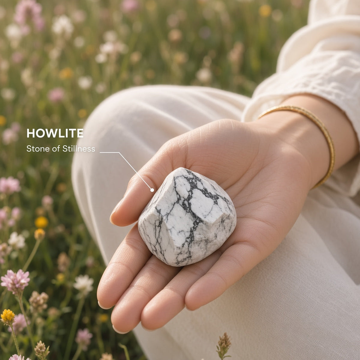 The Deep Sleep Ritual — Howlite, Amethyst & Smoky Quartz Bundle