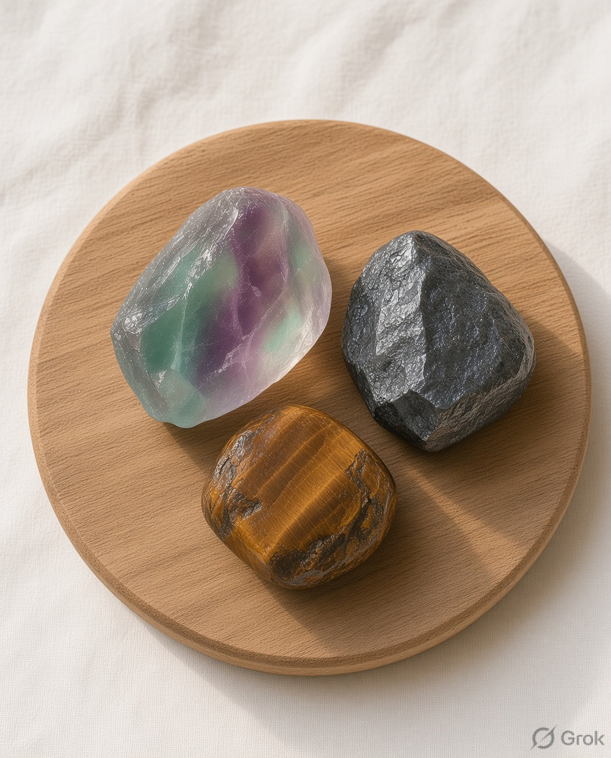 The Focus Field — Fluorite, Hematite & Tiger's Eye Bundle