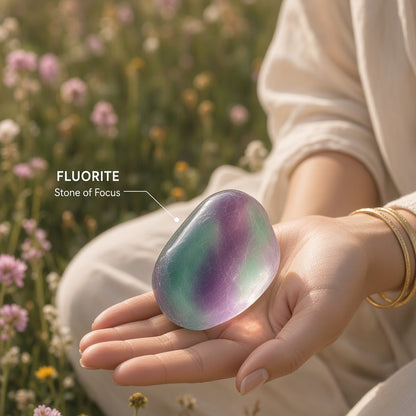 The Focus Field — Fluorite, Hematite & Tiger's Eye Bundle