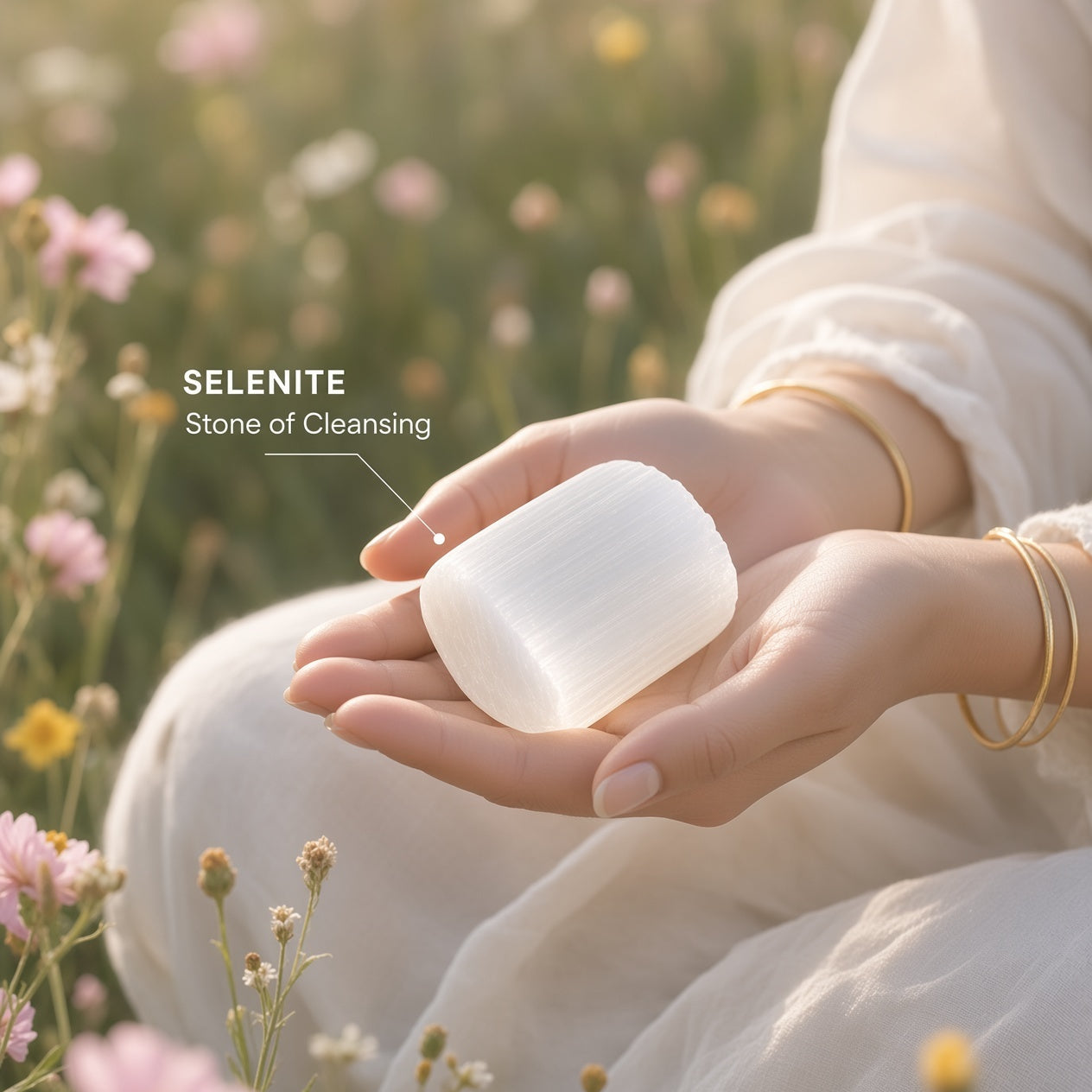 The Fresh Start Cleanse — Selenite, Moonstone & Clear Quartz Bundle