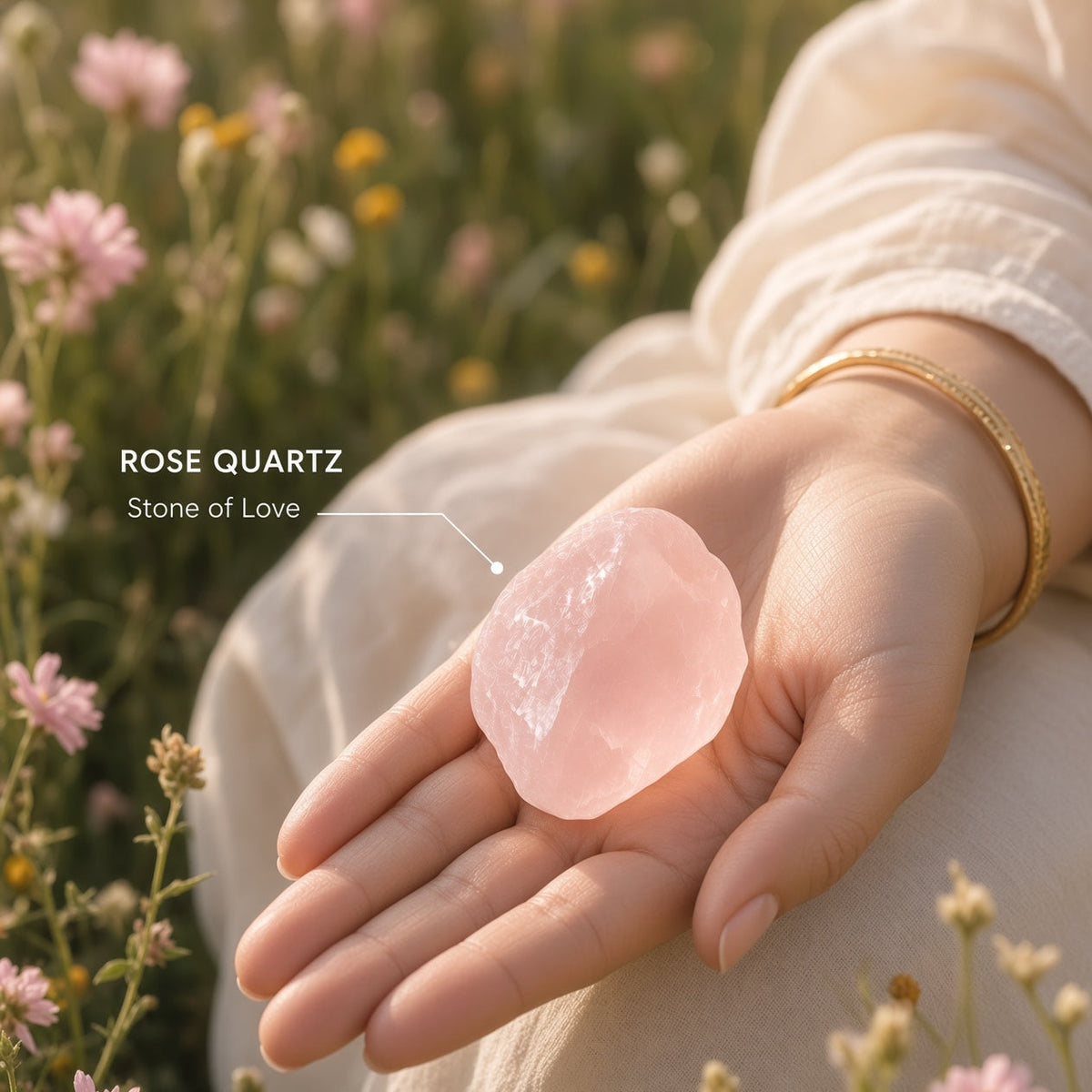 The Grief Companion — Rose Quartz, Smoky Quartz & Selenite Bundle