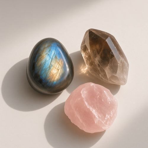 The Letting Go Kit — Labradorite, Smoky Quartz & Rose Quartz Bundle