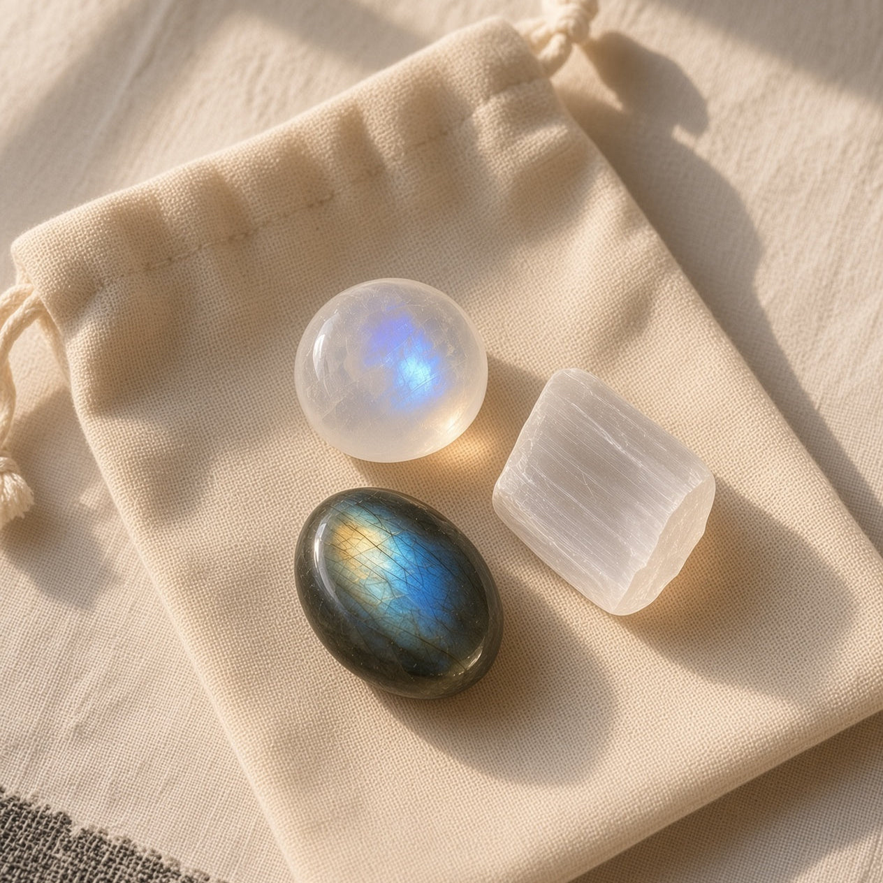 The New Chapter Kit — Moonstone, Labradorite & Selenite Bundle