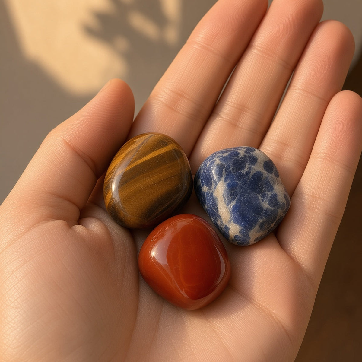 The Quiet Confidence Kit — Tiger's Eye, Carnelian & Sodalite Bundle