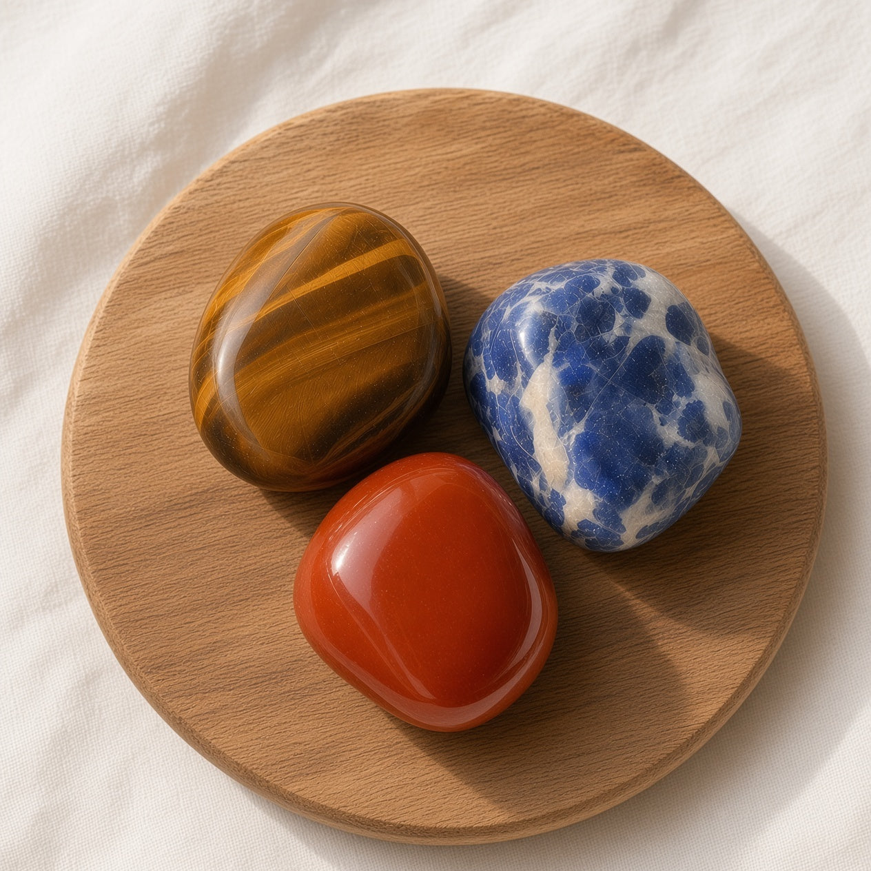 The Quiet Confidence Kit — Tiger's Eye, Carnelian & Sodalite Bundle