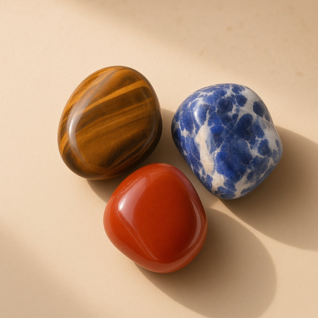 The Quiet Confidence Kit — Tiger's Eye, Carnelian & Sodalite Bundle