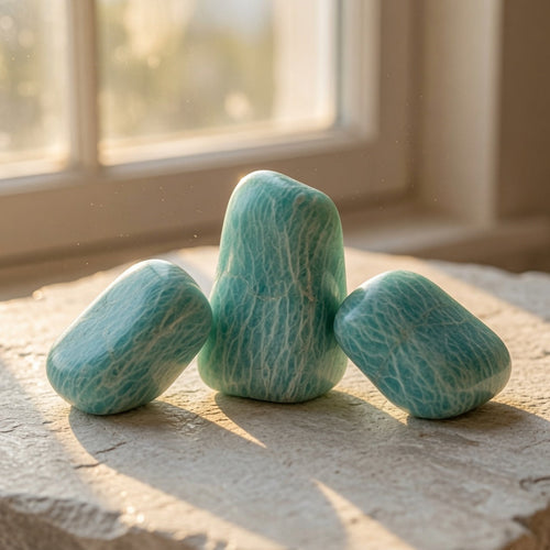 Natural Amazonite Raw Stone — Courage & Emotional Balance Crystal