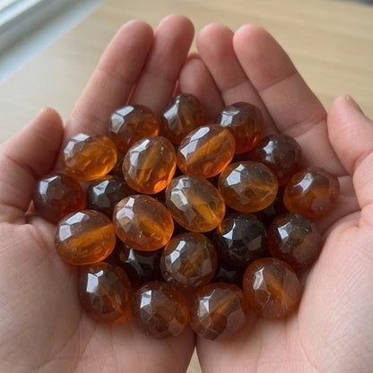 Natural Carnelian Flame Crystal Specimen — Vitality & Creativity Stone