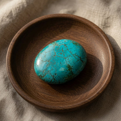 Natural Blue Chrysocolla Tower — Calm Communication & Emotional Balance Crystal
