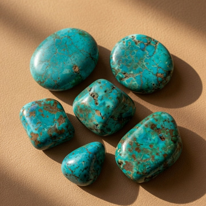 Natural Blue Chrysocolla Tower — Calm Communication & Emotional Balance Crystal