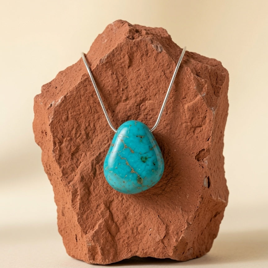 Natural Blue Chrysocolla Tower — Calm Communication & Emotional Balance Crystal