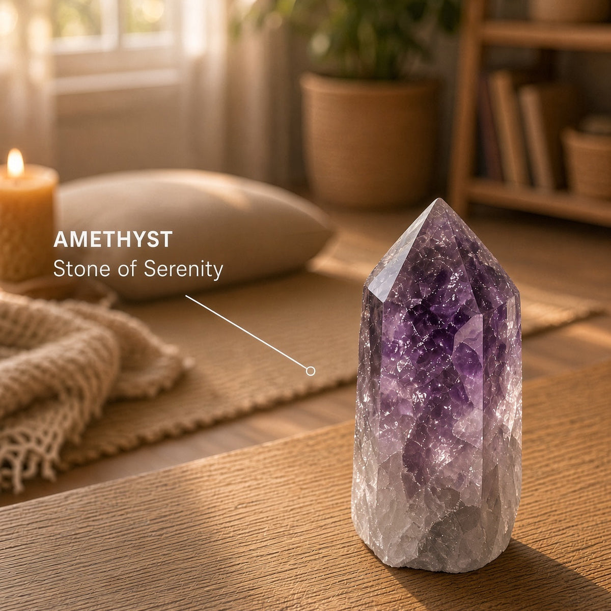 The Full Reset — Black Tourmaline, Smoky Quartz, Amethyst, Howlite & Selenite Bundle