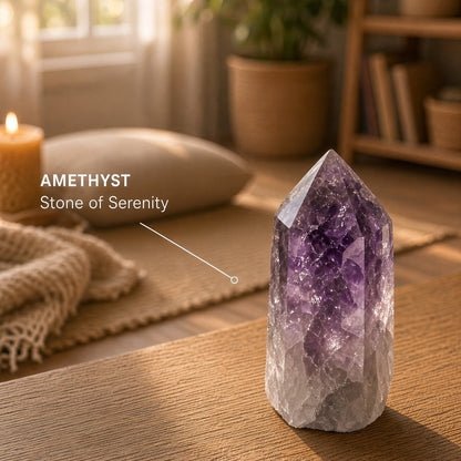 The Full Reset — Black Tourmaline, Smoky Quartz, Amethyst, Howlite & Selenite Bundle