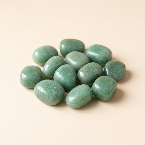Green aventurine tumbled stones