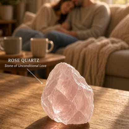 The Heart Healer — Rose Quartz, Rhodonite, Moonstone, Green Aventurine & Selenite Bundle