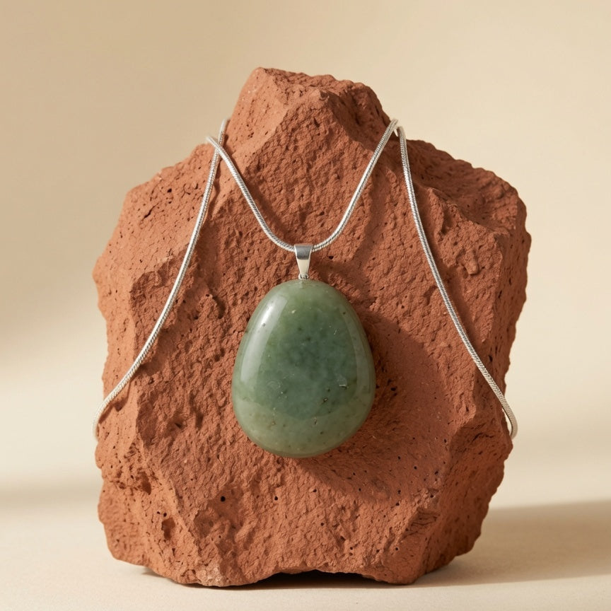 Natural Burmese Jade Lotus Bead Bracelet — Harmony & Abundance Amulet