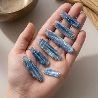 Natural Blue Kyanite Raw Stone — Alignment & Inner Peace Crystal