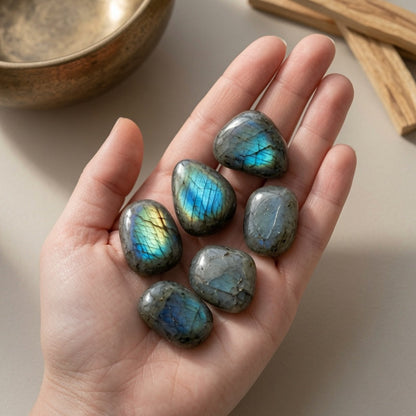 Natural Labradorite Rough Stone — Transformation & Intuition Crystal