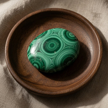 Natural Green Malachite Raw Stone — Transformation & Protection Crystal