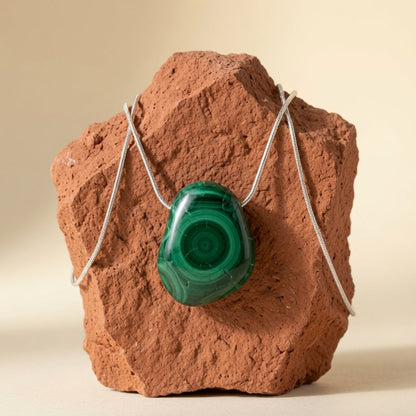 Natural Green Malachite Raw Stone — Transformation & Protection Crystal