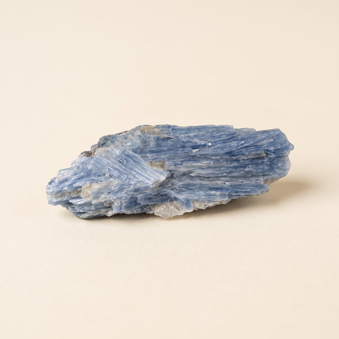 Natural raw blue kyanite blade