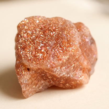 Close-up of sunstone glitter