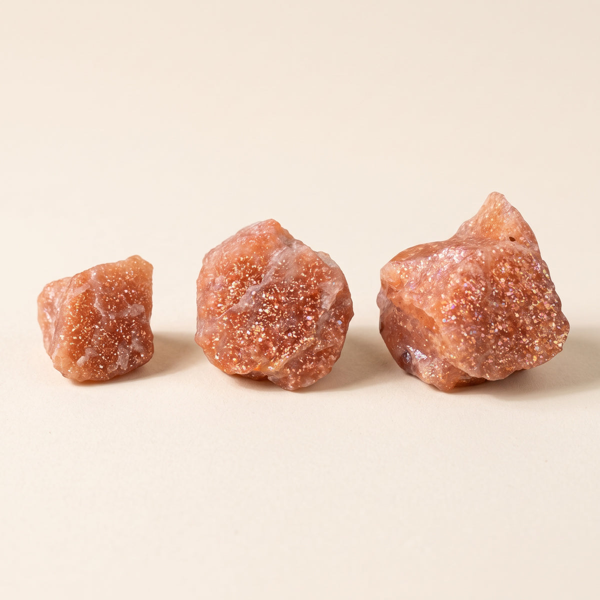 Sunstone sizes: 10-20 mm, 20-30 mm and 30-40 mm