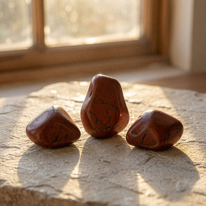 Natural Red Jasper Rough Stone — Strength & Stamina Crystal