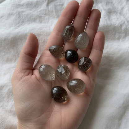 Natural Smoky Quartz Raw Stone — Grounding & Protection Crystal