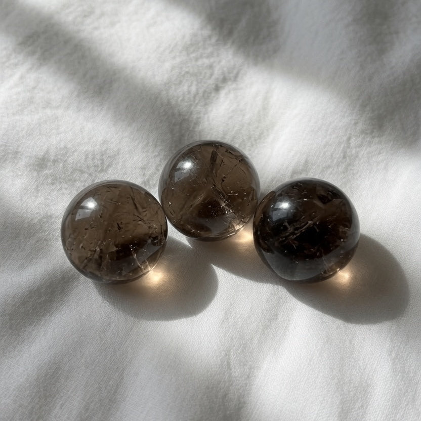 Natural Smoky Quartz Raw Stone — Grounding & Protection Crystal