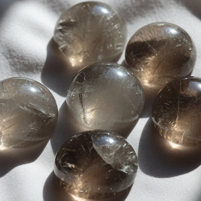 Natural Smoky Quartz Raw Stone — Grounding & Protection Crystal