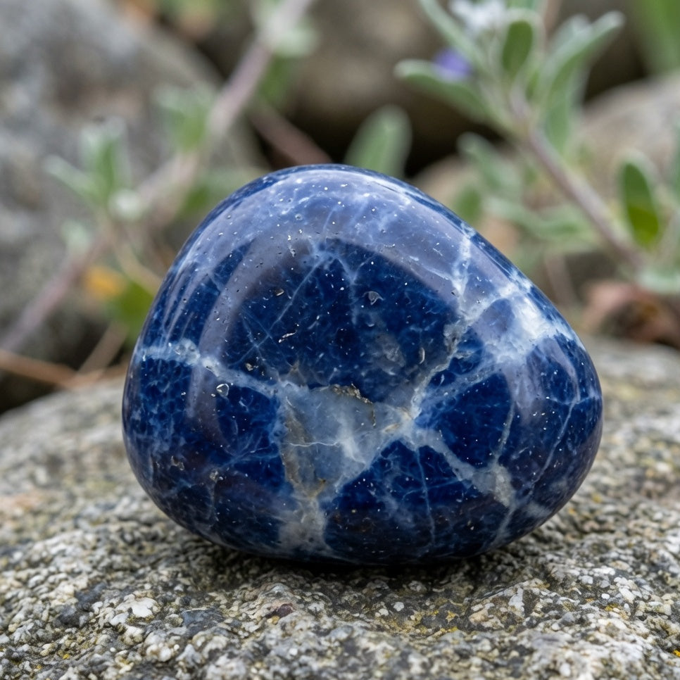 Natural Blue Sodalite Rough Stone — Truth & Clear Communication Crystal
