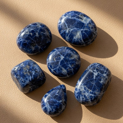 Natural Blue Sodalite Rough Stone — Truth & Clear Communication Crystal