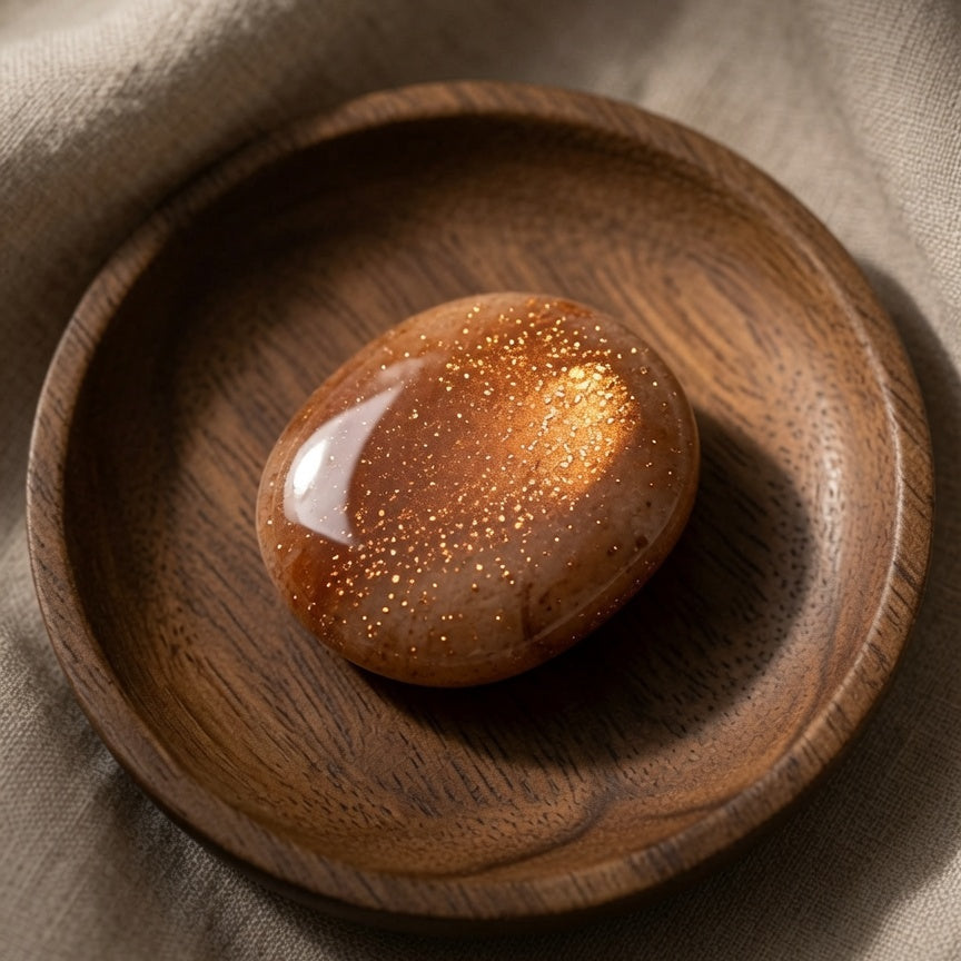 Natural Sunstone Raw Stone — Joy & Vitality Crystal