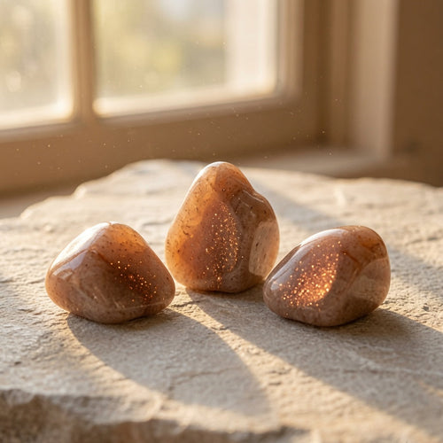 Natural Sunstone Raw Stone — Joy & Vitality Crystal