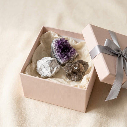 The Wind-Down Ritual in the Stones and Rockz pink gift box
