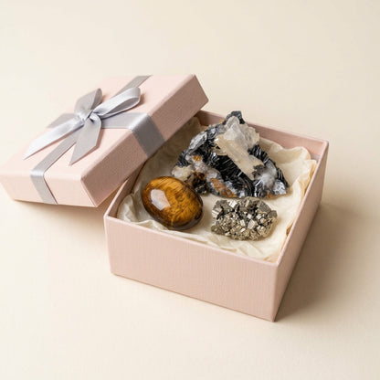 The Discipline Stack in the Stones and Rockz pink gift box