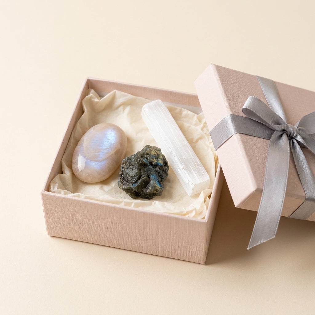 The New Chapter Kit in the Stones and Rockz pink gift box